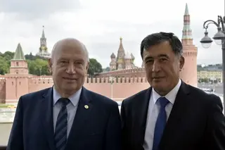 A delegation of Uzbekistan holds a meeting with the Chairman of the CIS Executive Committee