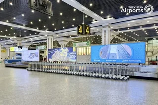 Tashkent airport receives new baggage carts