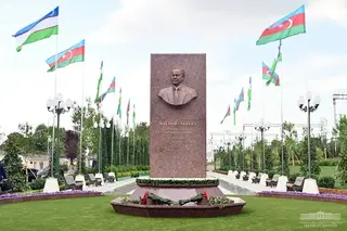 В Ташкенте состоялось открытие улицы, названной в честь Гейдара Алиева