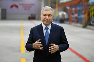 Мирзиёев ознакомился с производством базальтовой изоляции