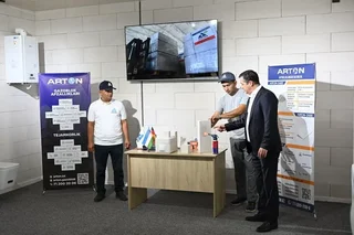 Урганчда қиймати 16 миллион долларлик газоблок ишлаб чиқариш заводи ишга туширилди