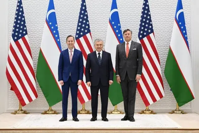 President of Uzbekistan Meets U.S. Delegation