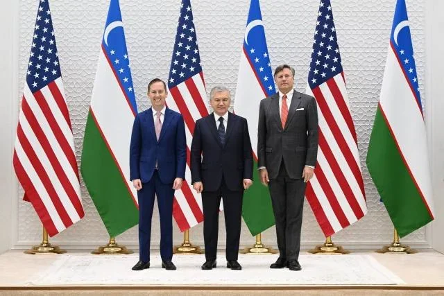 President of Uzbekistan Meets U.S. Delegation