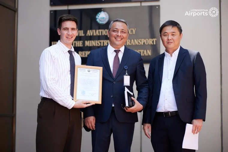 Airports Training Center certified in Uzbekistan