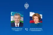 Мирзиёев и Матвиенко обсудили межпарламентское сотрудничество