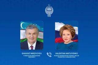 Мирзиёев и Матвиенко обсудили межпарламентское сотрудничество