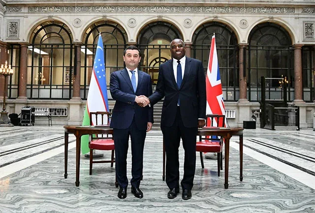 O‘zbekiston va Buyuk Britaniya 2025–2026 yillarga mo‘ljallangan TIVlar o‘rtasidagi Hamkorlik dasturini imzoladi