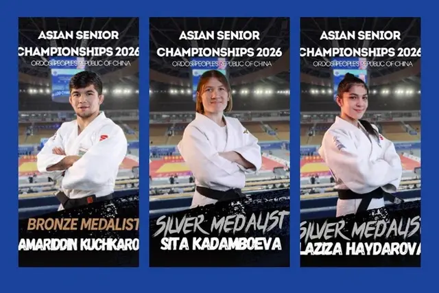 Uzbekistan Wins Three Medals at Asian Judo Champs