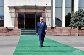 President departs for Karakalpakstan