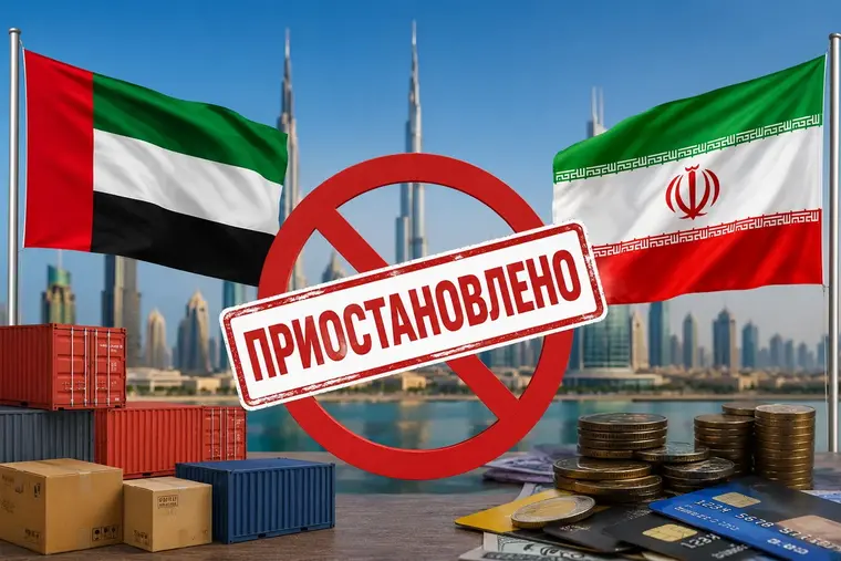 ОАЭ приостановили торговлю и финоперации с Ираном