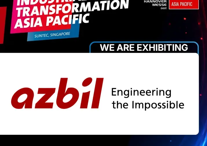Azbil to Present Automation Solutions as a Platinum Partner at Industrial Transformation ASIA-PACIFIC 2026