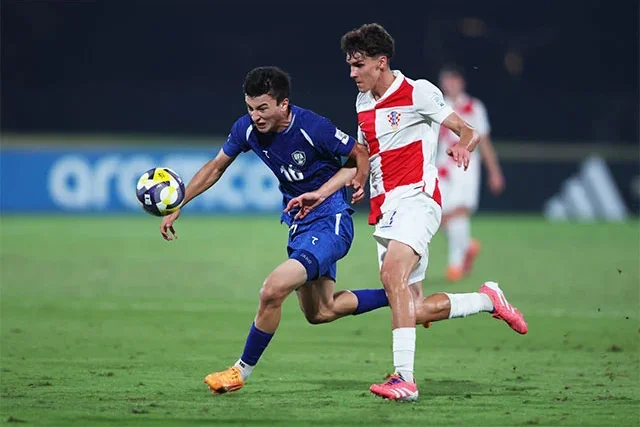 O‘zbekiston terma jamoasi Xorvatiyani mag‘lub etgan holda U-17 Jahon chempionatida 1/8 finalga chiqdi