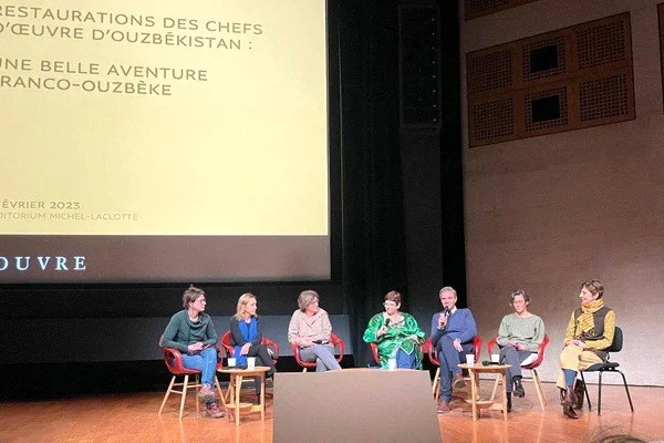 Louvre restorers studied the restoration of museum exhibits from Uzbekistan