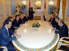 Tajik leader, Uzbek deputy premier discuss cooperation