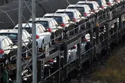 A new freight train with cars sent from southern China to Tashkent