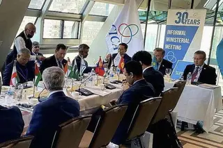 Vladimir Norov takes part in the informal CICA ministerial meeting