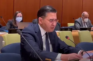 Permanent Representative of Uzbekistan to the UN speaks at a meeting of the Group of Friends of the Alliance of Civilizations