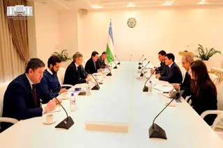 Tashkent city administration, French SUEZ discuss cooperation issues