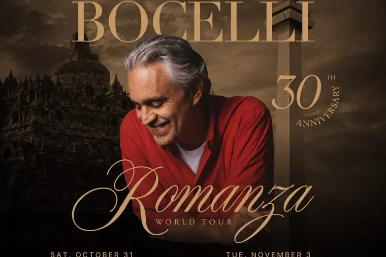 Andrea Bocelli Celebrates 30 Years Anniversary Tour of Romanza with Two Spectacular Concerts in Indonesia