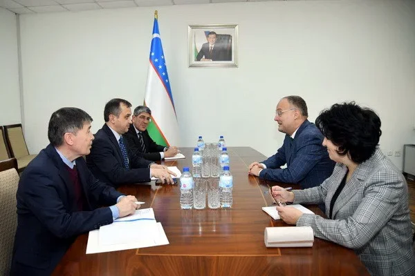Uzbek DFM holds a meeting with the Ambassador of Romania