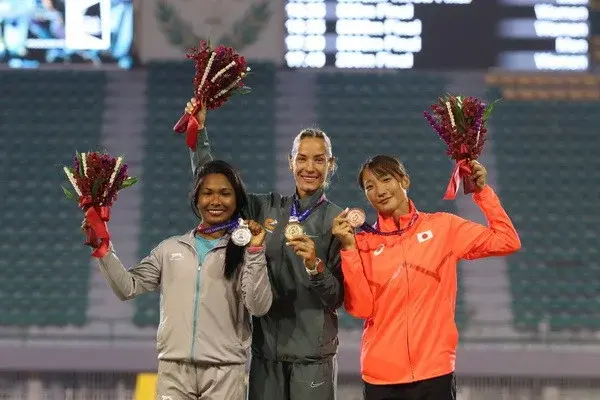 Семиборка Екатерина Воронина завоевала первое золото на Чемпионате Азии по лёгкой атлетике