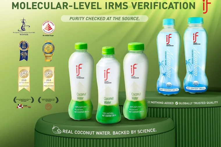 IF Brand Invests multimillion THB in the only Molecular-Level EA-IRMS Technology in the region to Verify Coconut Water Purity at Source