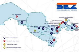 The volume of industrial production of special zones totaled 27.4 trillion soums
