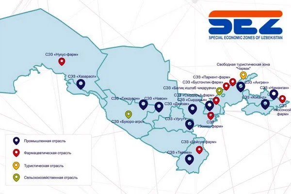 The volume of industrial production of special zones totaled 27.4 trillion soums