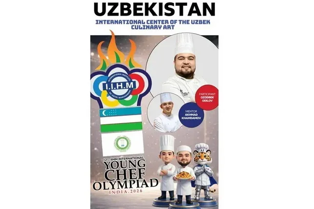 O‘zbekistonlik yosh pazandalar Hindistondagi xalqaro tanlovda ishtirok etmoqda