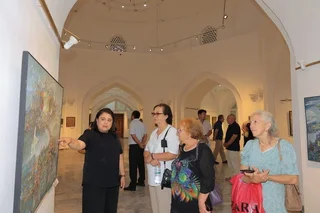 Exhibition "Spirit of Samarkand through the eyes of an artist" opened in Samarkand