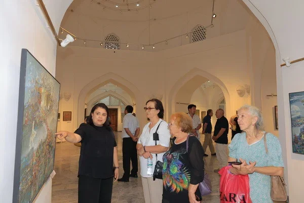 Exhibition "Spirit of Samarkand through the eyes of an artist" opened in Samarkand