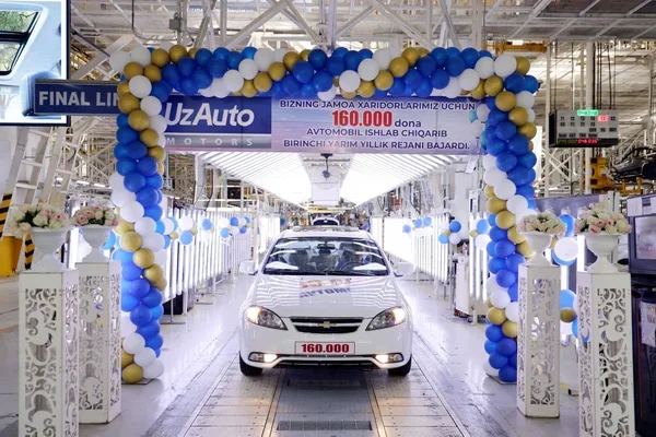 АО «UzAuto Motors» произвело за первое полугодие 2022 года 160.000 автомобилей