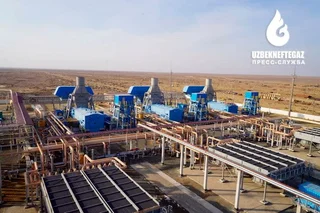 «Узбекнефтегаз»: Устюртское газодобывающее управление ежедневно добывает 9 млн. 620 тыс. кубометров природного газа и 156 тонн газового конденсата