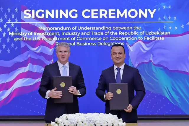Uzbekistan, US Sign Trade MOU as Bilateral Commerce Tops $1B