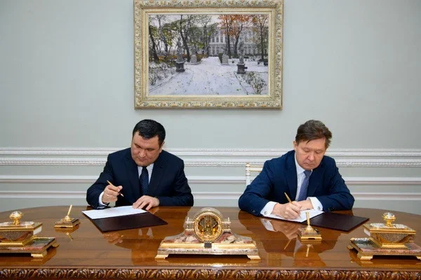 Узбекистан и «Газпром» подписали дорожную карту по сотрудничеству в газовой отрасли