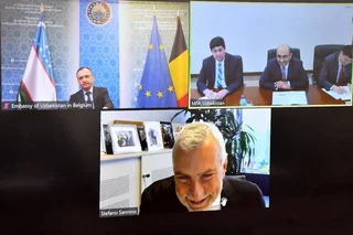 Состоялась онлайн-встреча с генеральным секретарем Европейской службы внешних действий