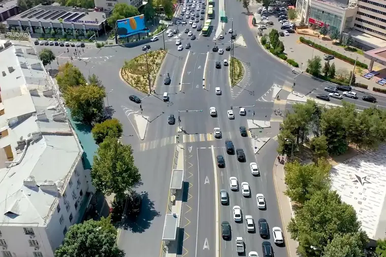 В Ташкенте восстановили движение на перекрёстке Абая