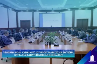 Uzbek official holds meeting with Senior Economic Adviser to the Prime Minister of Hungary