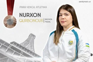 Нурхон Курбанова завоевала бронзовую медаль на Паралимпийских играх