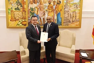 Uzbekistan’s First Ambassador to Sri Lanka Presents Copies of Credentials in Colombo