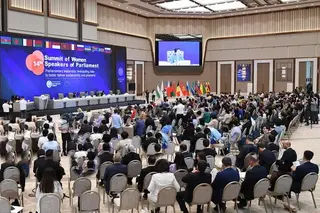 The 14th Summit of Women Heads of Parliaments of the Member States of the Inter-Parliamentary Union continues its work in Tashkent