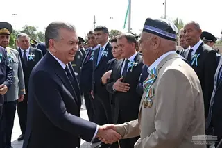 Uzbek President visits Victory Park in Tashkent