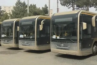 В Самарканд прибыло шесть китайских электробусов Yutong