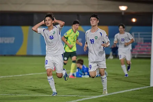 Uzbekistan U17 Beat Australia 2–0 to Top Group D