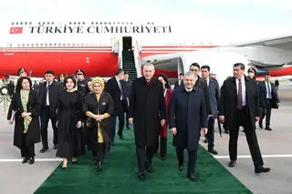 President of Turkey arrives in Uzbekistan