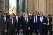 Король Иордании и Президент Узбекистана посетили памятники Самарканда