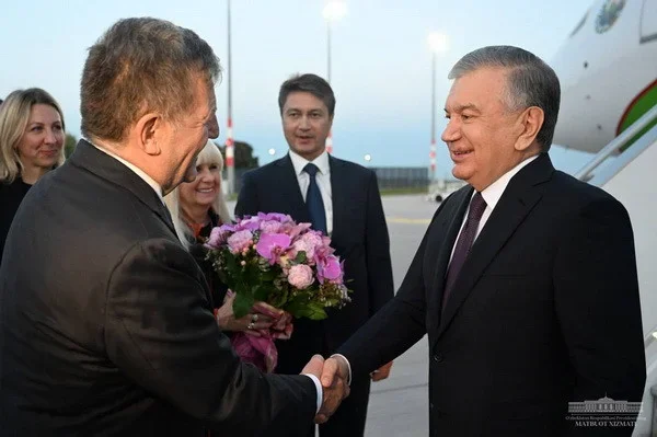 President of Uzbekistan arrives in Germany