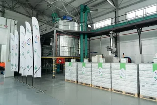 The first mass production of hemp oil was presented in Uzbekistan