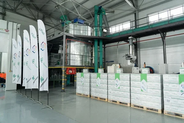 The first mass production of hemp oil was presented in Uzbekistan