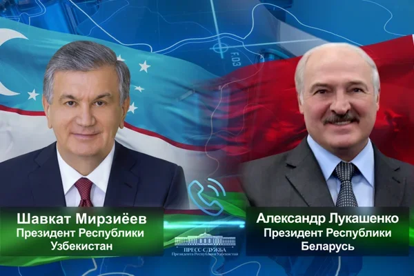 Президент Узбекистана обсудил с Президентом Беларуси вопросы дальнейшего расширения практического сотрудничества